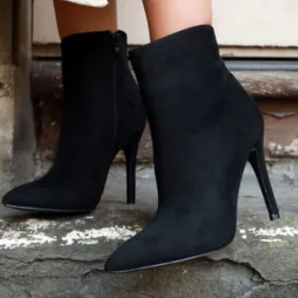 BRAND NEW JUSTFAB POINTED TOE HIGH HEEL STILETTO BOOT - Picture 14 of 14